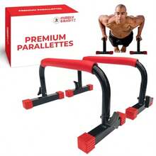 Rubberbanditz Parallette Parallel Bars And Dip Station At Home Gym Workout Equipment L-Sit Bars And Calisthenics Equipment For Home. Perfect For Push Ups Dips Handstands And Gymnastics. - Collapsible & Portable - View 7