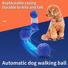 Interactive Smart Dog Toy With Automatic Moving, Bouncing And Rotating Functions, Made Of E-TPU Material, Designed For Medium And Large Dogs, Energetic Rolling Ball Toy Brings Endless Fun And Exercise - Multicolor - View 5