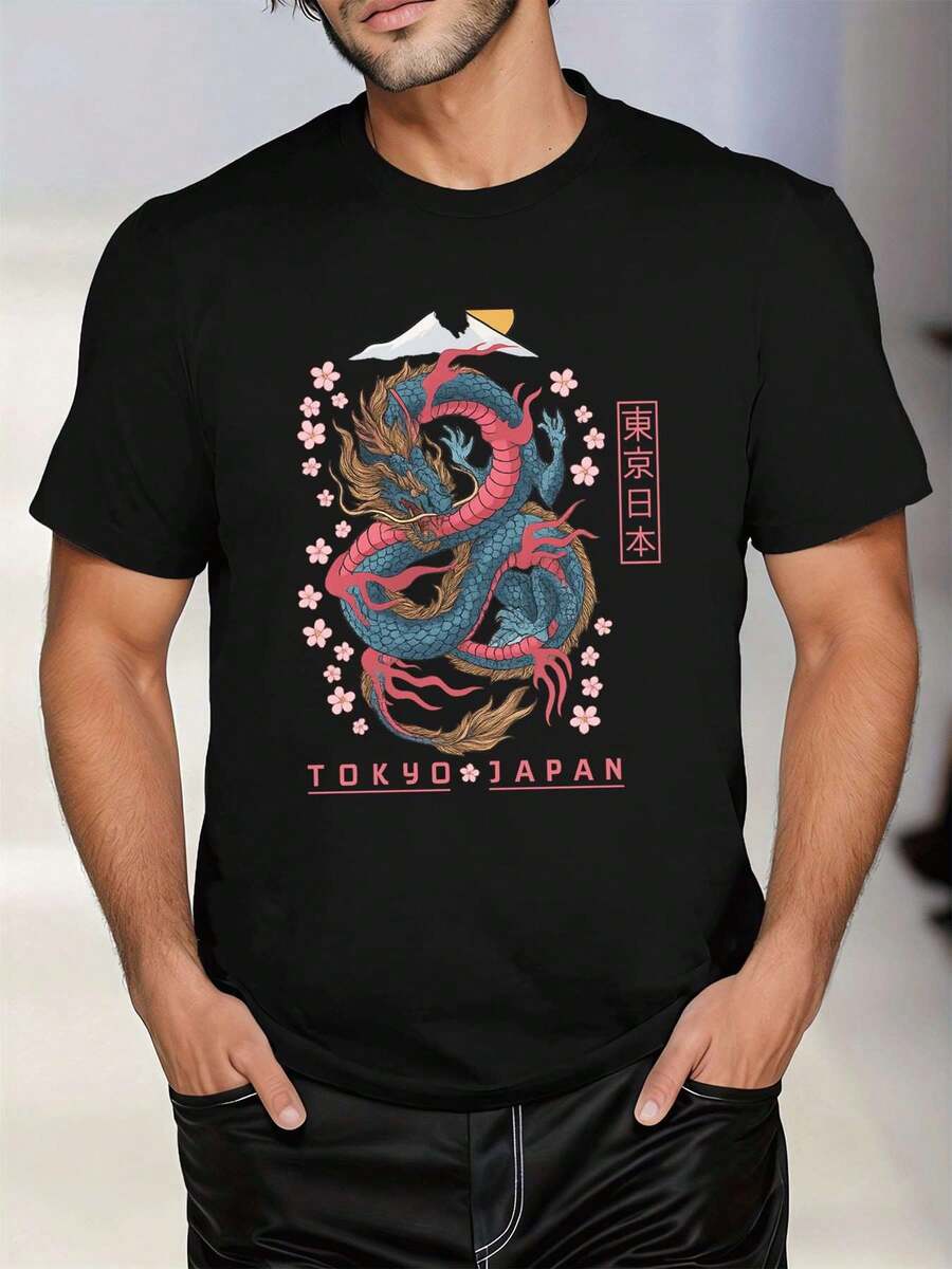 Men T-Shirts - Black - View 1