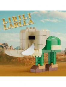 312pcs Cartoon Character Building Blocks Toy, Tralala Tralala, Lili Lala, Boneka Ambarama Character Building Blocks Toy, Gift For Party - Multicolor - View 5