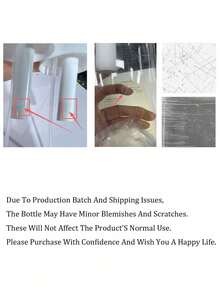 New Pink Bow Pattern Transparent PET Refillable Travel Spray Bottle, Multi-Purpose Fine Mist Spray Bottle Suitable For Travel And Business Trips, Makeup Remover Dispenser, Reusable Hair Spray Bottle, Continuous Spray For Hair Styling, Cleansing, Botanicals And Facial Moisturizing. - Multicolor - View 9