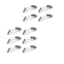 10/20pcs Cabinet Corner Brace Angle Brackets, Multi-Functional Wall Mounted Cabinet Reinforcement Accessories, Suitable For Wood Board Shelf Fixing - Multicolor - View 6