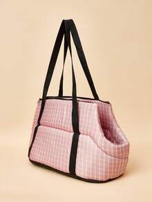 PETSIN 1 件可折叠宠物包，宠物户外单肩包，猫/狗单肩包，汽车透气宠物背包 - 彩色 - 查看 6