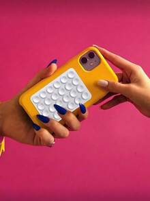 1pc Silicone Suction Cup Phone Holder, Octobuddy Brand Sticky Phone Stand, Seamless Adhesion, Suitable For Bathroom, Kitchen, Bedroom, Living Room, Dining Room, Gym, Car, Travel Essential, Travel & Study Supplies, School Supplies, Holiday Camping, Holiday Essential, Vacation Accessories, Mini Summer - Multicolor - View 7