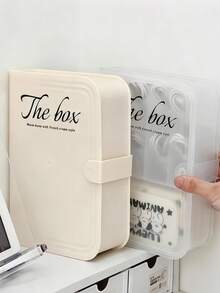 Desktop Cable Management Box Multi-Functional Power Cord Organizer With Lid For Phone Charger Plugs And Data Cables Jewelry Storage Case Book-Shaped Organizer Dividers For Women Men For Earrings Rings Necklaces Bracelets Home And Office Makeup Storage Bathroom Accessories Desk Accessories Home Organization - Multicolor - View 7