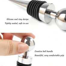 2pcs Reusable Silicone Wine Bottle Stoppers, Beverage Preserver, Suitable For Gifts, Bars, Holiday Parties, Weddings - Multicolor - View 7