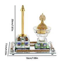 1 Set Luxury Gold Incense Burner, Including Mabhara, Alois, And Bakur Incense Burners. Suitable For Home, Outdoor, Aromatherapy, Holiday Gifts, And Daily Use - Multicolor - View 4