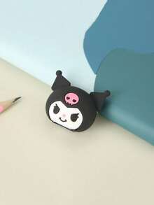 Sanrio 1/6Pcs Cute Hello Kittys Kuromi Melody Cinnamoroll Cartoon Eraser Pencil Sharpener Learning Supplies (Some Parts May Be Random)