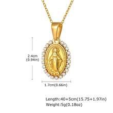 Collar de Joyería con Colgante de Acero Inoxidable para Mujeres - Colgante + Cadena - Ver 3