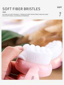 Perie de curățare facială nouă Zhuoyaya, en-gros, dispozitiv de curățare pentru îndepărtarea machiajului moale, îndepărtarea punctelor negre ale porilor cu perie facială în formă de arc cu frânghie agățată