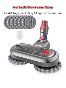 E.LUO 电动拖把头刷适用于 V7 V8 V10 V11 V15 吸尘器带水箱可拆卸布拖把配件备件