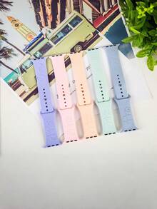 Dây đeo đồng hồ khắc tên theo yêu cầu, dây đeo silicon cá nhân hóa tương thích với đồng hồ 38/40/41/42/44/45/49mm, dây đeo đồng hồ tùy chỉnh, quà tặng dây đeo đồng hồ, dây đeo silicon thay thế, quà tặng kỷ niệm, quà tặng tốt nghiệp, quà tặng Ngày của Mẹ, dây đeo đeo hàng ngày, quà tặng dạ hội, quà tặng đám cưới, quà tặng Ngày Valentine, dây đeo cổ tay in laser theo yêu cầu. - Nhiều màu - Xem 8