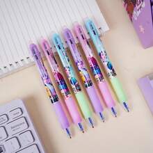 1pc Girl Group Hot Erasable Neutral Pen, Press Erasable Water Pen, Student Stationery, Manmo Hot Eraser Signature Pen, New Year's Gift, Valentine's Day Gift, Easter Gift - Multicolor - View 1