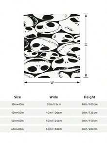 Disney Jack Skellington Nightmare Before Christmas Flannel Blanket For Bed - Fuzzy Warm Cozy Non-Shedding Throw For Home Décor & Gift - 風格 - 查看 4