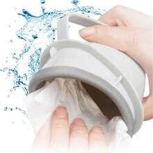 1pc Unisex Portable Urinal, Reusable Emergency Funnel For Car, Camping, Travel Toilet Bathroom Bathroom Accessories Bathroom Tools - Light Grey - View 4