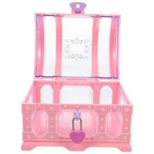 VILLCASE Caja de Joyeria Infantil Tipo Cofre Cierre Caja de Cristal para Almacenamiento de Gemas y Joyas Estuche Compacto para Niñas Organizador Multifuncional para ColorConveniente y duradero,Los favoritos de los niños - Multicolor - Ver 2