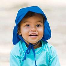 i play Children's Apparel Sombrero de natación con Solapa y protección Solar Gorro/Sombrero para Unisex bebé(Navy 9-18 Meses) - Multicolor - Ver 6