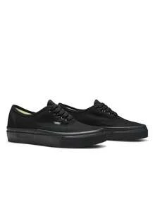 Giày thể thao Vans Authentic màu đen dành cho nữ có kiểu dáng cổ điển, màu trơn, chất liệu vải canvas, mang lại sự thoải mái và phong cách thể thao lý tưởng cho việc đi bộ, chơi thể thao và các hoạt động thường ngày. - đen - Xem 2