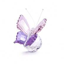 1 Piece Crystal Flying Butterfly With Crystal Ball Base Figurine Collection Cut Glass Ornament Statue Animal Collectible - 1 Piece - View 31