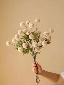 1 szt. Sztuczny bukiet z mniszka lekarskiego, replika mniszka lekarskiego używana do dekoracji domu, nadaje się do wazonu na wesele, dekoracja na imprezę, dekoracja domu i biura, do użytku wewnątrz i na zewnątrz, piękne tło pokoju, dekoracja kwiatowa łuku ślubnego, dekoracja na imprezę festiwalową, naturalny wygląd - Wielokolorowe - Zobacz 1