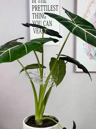 Anti-Lodging Support, Bamboo Mat Anti-Lodging Support Fixator, Suitable For Potted Plants, Green Plant Fixing Clip, Suitable For Hydroponics, Flower Stem Collector, Suitable For Gardening