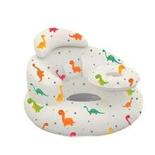 Inflatable Seat For 3-36 Months, Inflatable Baby Chair With Tray, Built-In Air Pump Back Support Sofa, Baby Sitting Chair, Floor Seat Gift For Home Travel Essentials, Durable Lightweight Design & Dinosaurs & Cartoon Pattern For Infant Learning To Sit, Infant Lounger, Playful Baby Gear