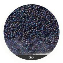 2mm Matte Japanese Round Rocailles Glass Seed Beads 12/0 Approximately 800pcs,Pony Beads Bulk For Jewelry Making,Mini Spacer Beads Loose Beads Craft Small Glass Seed Beads For DIY Bracelet Wrist - 2mm-800pcs - View 22