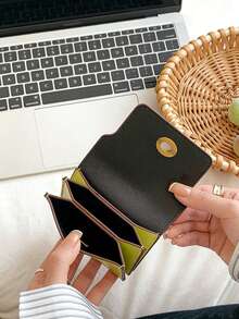 Personalized Wallet Card Holder - Name/Initial, Customized Name Design, Customized Leather Mini Wallet, Ultra-Thin Zipper Design, Can Hold Coins, ID And Cards, Lightweight And Portable, Suitable For Bank Cards/Credit Cards, Business Cards, Daily Commute Essential, Unisex - Multicolor - View 4