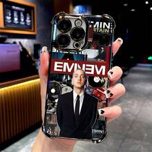 Funda de teléfono de rapero masculino popular .png adecuada para iPhone 17 16e 16 15 14 13 12 11 Mini Pro Max Air X XR XSMAX 8 7 Plus, cubierta trasera transparente suave y anti-caída - Mezcla de colores - Ver 2