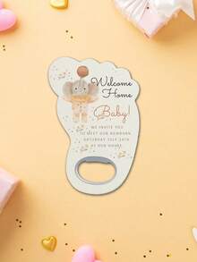 定制个性化脚印磁性开瓶器。送给孩子的第一份礼物。成长纪念品。生日派对礼物。一周岁生日派对礼物。礼物 - 腳印 - 查看 19