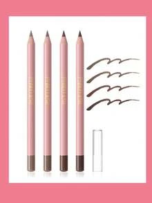 PINKFLASH Eyebrow Pencil - Long-Lasting, Smudge-Proof And Waterproof Formula For Precise Brows And Eyeliner, Beginner-Friendly, Suitable For All Light Skin Tones, Perfect Holiday Gift For Women - #02 - View 9