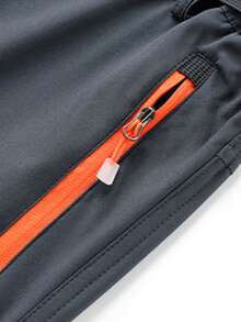 AHTELB 男士春秋季休闲直筒工装裤，户外徒步防水防风战术裤