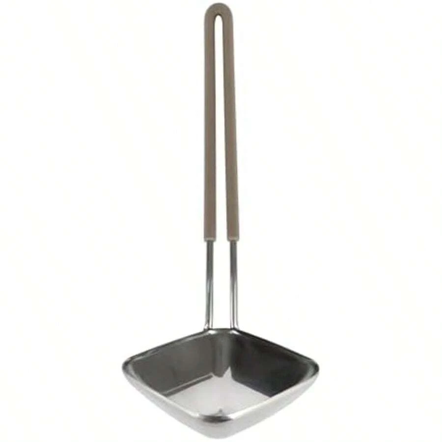 - Cuchara de acero inoxidable con mango largo de silicona de 34,3 cm(Sprucedale 13.5" Rhombus Ladle Cucharón de rombo Sprucedale de 13.5 pulgadas) - Multicolor - Ver 1