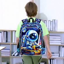 3pcs/Set Kids Backpack, 16 Inch Boys School Bag, Preschool Kindergarten Backpack - Astronaut Spaceship - Backpack - View 9