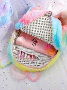 Cute Unicorn Children's Backpack, Suitable For Little Girls, Kindergarten And Elementary School Students. Also Includes A Crossbody Bag. Perfect For Back-To-School, Carrying School Supplies, And A Great Valentine's Day Gift For Girls. - Multicolor - View 4