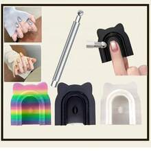 猫眼磁性美甲工具，适用于DIY、专业美甲沙龙和家庭使用，打造法式猫眼效果 - 彩色 - 查看 2