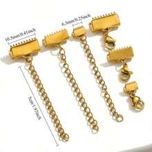 1pc Stainless Steel Clip Buckle Tail Chain Connects The End Buckle DIY Leather Rope Craft Finishing Buckle,Wallet Rope Tail Accessory - DIY Wallet-Making Supplies - Ma Zai Clip - View 4