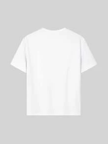 2026 World Cup Animal Landmark 2026 Print Boys Cotton Short Sleeve T-Shirt World Cup Watching/Fan Wear - trắng - Xem 4