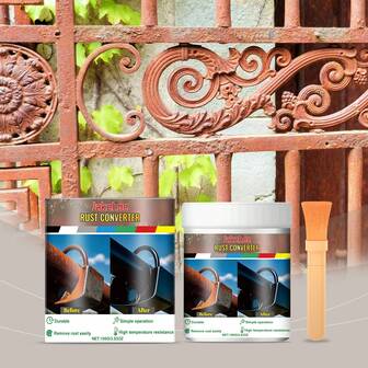 Rust Converter Paint, Metal Anti-Rust Paint, Rust Transformation Agent, Equipment Protective Coating, Cleaning And Maintenance