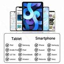 Bolígrafo universal de tacto capacitivo compatible con tabletas y smartphones Android, compatible con Xiaomi y tabletas, adecuado para tabletas y teléfonos Android, compatible con Huawei y compatible con iPad, accesorios para tabletas, regalos para madres, familia, amigos, cumpleaños, festividades - Blanco - Ver 11