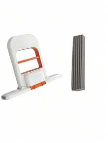 4pcs Set: 1 Mop + 3 Sponge Hands-Free Desktop Cleaner - Compact Handheld Mop, Extendable, Wet & Dry Use, Efficient Sponge Head & Durable Plastic Material, Suitable For Kitchen, Living Room, Bathroom, Office, Car Glass, Mirrors - Multi-Functional Cleaning Tool, Bathroom Cleaning, Stylish Handle Design, Sponge Mop, Mini Kitchen Mop, Home Organization, Essential Cleaning Supplies For Kitchen & Bathroom