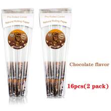 8支装特大号预卷水果味卷烟纸，多种口味可选（蓝莓、芒果、葡萄、樱桃、草莓），一次性大号纸管带过滤嘴，吸烟配件，情人节、生日、派对礼物 - 彩色 - 查看 6