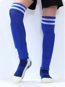 1 Pair Kids Football Over-The-Knee Leg Warmers, Breathable Sports Leg Warmers For Boys And Girls Aged 8-14, Autumn/Winter - Multicolor - View 4