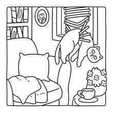 Naughty Cats: Cattitude Coloring Book For Adults And Teens (Cat & Dog Coloring Book) - Multicolor - View 10