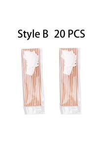Rose Gold Paper Straws With TeamBride Flags For Hen Party Straws Bridal Shower Bachelorette Wedding Party Tableware - Multicolor - View 16
