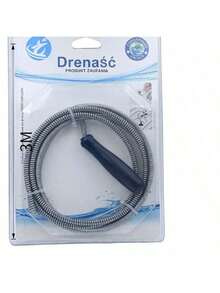 1m/2m/3m/5m Pipe Dredger, Suitable For Toilets, Sinks, Floor Drains, Kitchen Pipes, Bathroom Sewers, Household Drainage Systems, Commercial Public Facility Pipes, Etc. It Can Handle Blockage Problems Caused By Hair, Debris, Small Objects, Etc. Suitable For Homes, Shopping Malls And Other Scenarios, It Can Effectively Solve Pipe Blockage Problems In Daily Life And Public Areas. - Multiple Specifications - View 9