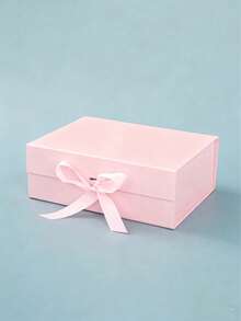 Foldable Magnetic Closure Gift Box,Solid Color Foldable Gift Box,Wedding Party Ribbon Gift Box, White, Pink, Black,Red, Purple, Orange, Green Packaging Box, Wedding Souvenir Gift Box, Flip Ribbon Gift Box, Halloween, Thanksgiving, Christmas Gift Box, Suitable For Birthday Parties, Holiday Party Gift Box, Wedding Gift Storage Box ﻿