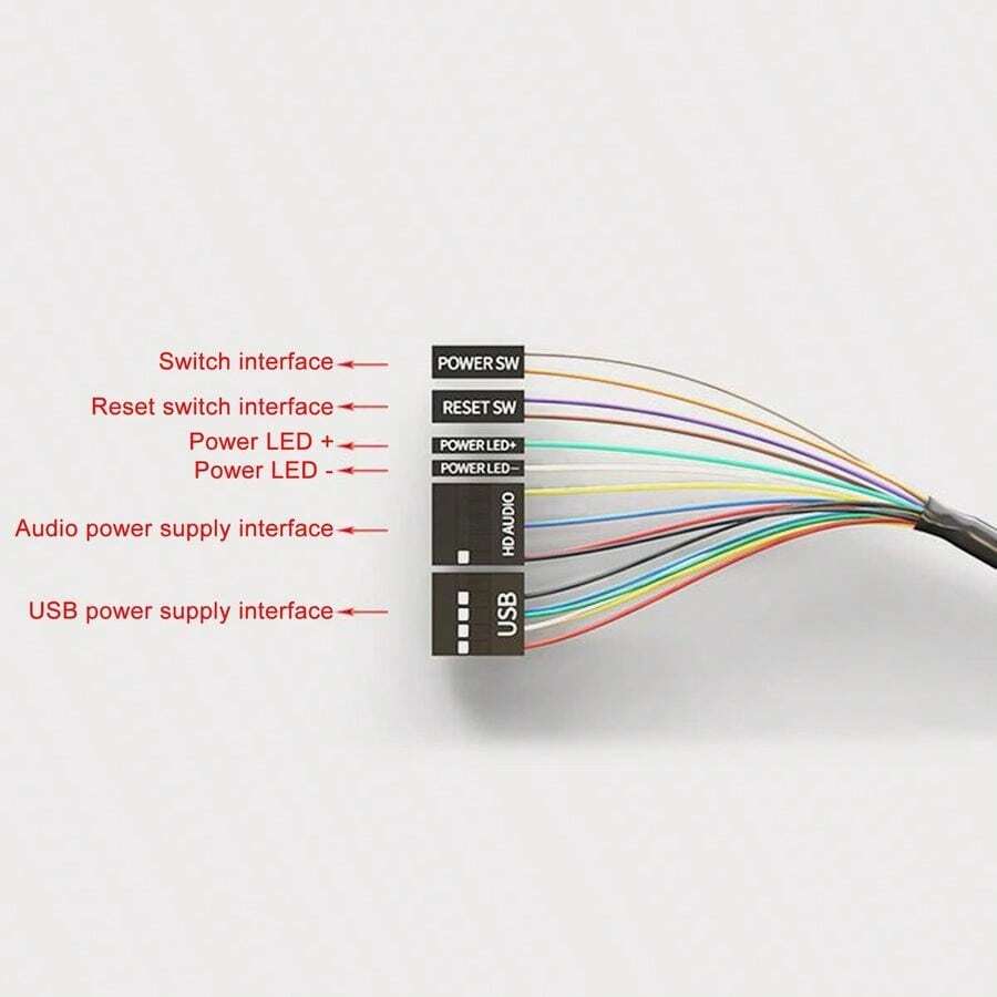 PC Power Button, Desktop Computer Power Switch, Computer Case Reset ...