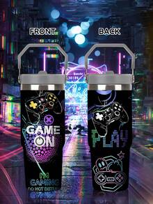 这款30盎司不锈钢保温杯采用酷炫的游戏主题印花，实用又时尚，是游戏玩家、自用或送礼的理想之选。它能满足您日常的补水需求，同时还能将饮品保持在理想温度。 - 彩色 - 查看 12