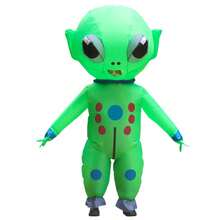 2025 New Arrival Funny Cartoon Alien Inflatable Costume, Party Prop, Standing Style - Multicolor - View 2